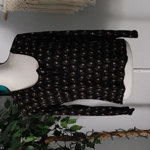 Calvin Klein Tie Front Floral Top XL